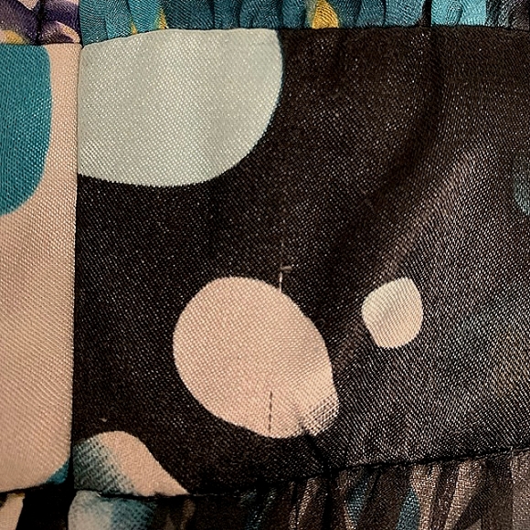 Miss Sixty Chiffon Watercolour Print Dress w/Bejeweled Neck NWT- Sz. 2 - Picture 3 of 7